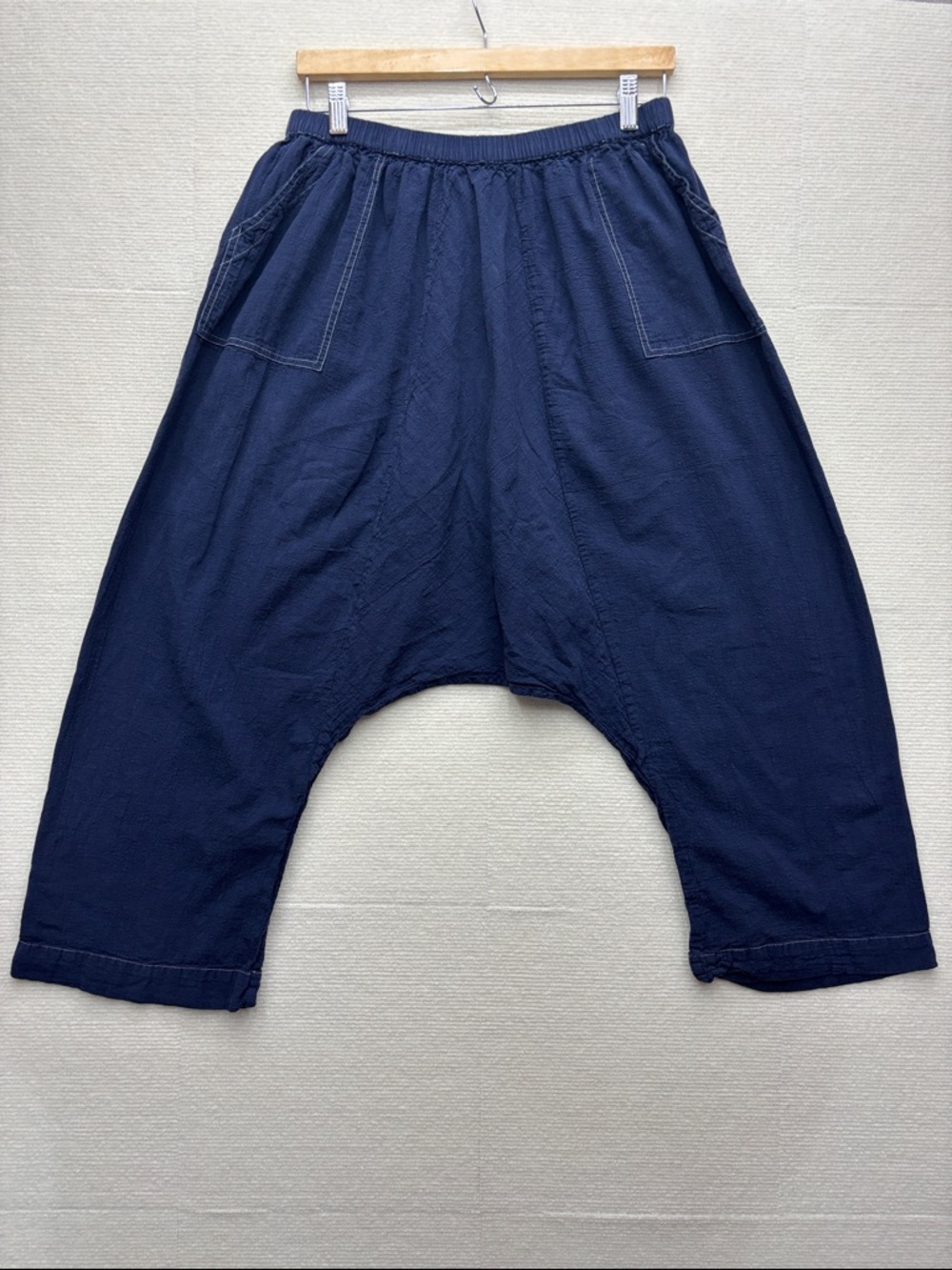 Auntie Oti | Navy Drop-Crotch Pants 2